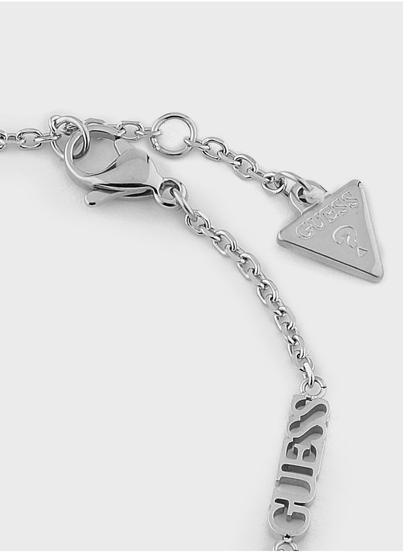 GUESS Heart Chakra Rose Quartz Bracelet  - Image 3