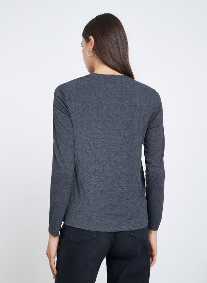 تايك تو تيشيرت بطبعة جرافيك وأكمام طويلة - Image 4