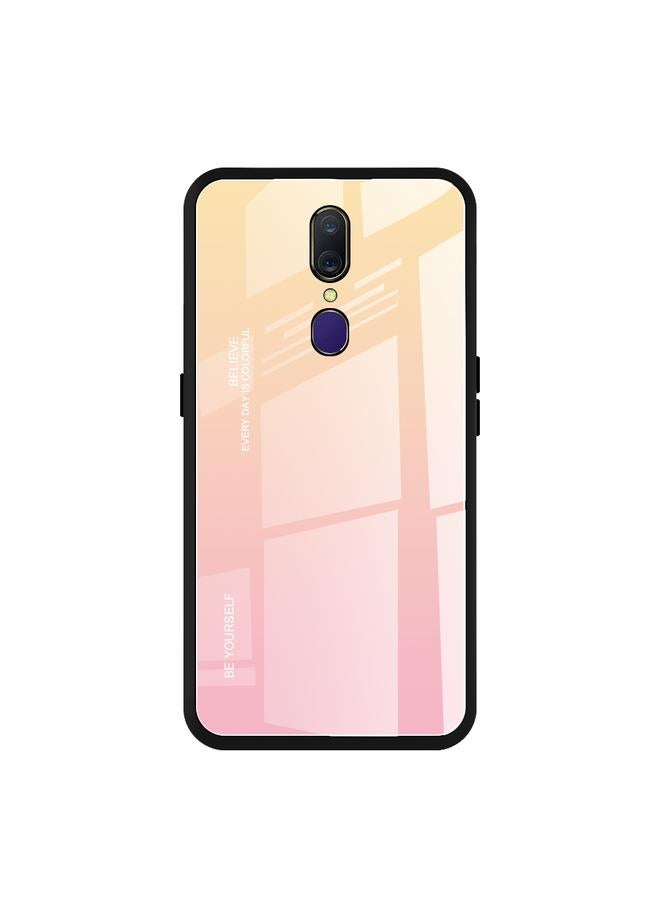 اس-توب جراب زجاجي متدرج الألوان لهاتف OPPO F11 / A9 - Image 1
