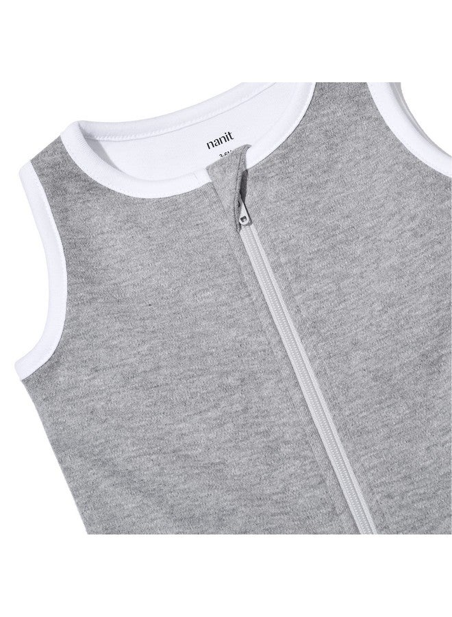 Nanit Sleep Wear Sleeping Bag - Small, Heather Grey - Image 2