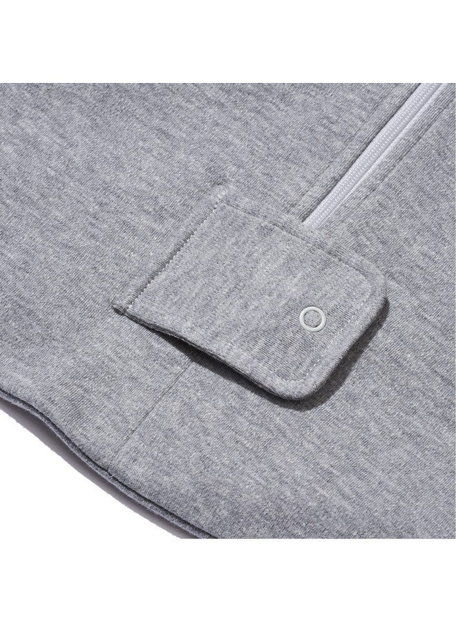 Nanit Sleep Wear Sleeping Bag - Small, Heather Grey - Image 3
