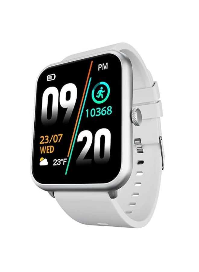 Fire-Boltt Ninja Call Pro Plus Bluetooth Calling Smart Watch, 1.83″ HD Display, AI Voice Assistant, 120+ Sports Modes, IP67 Waterproof, SpO2 & Heart Rate Monitor Smartwatch for Men & Women - Grey - Image 1