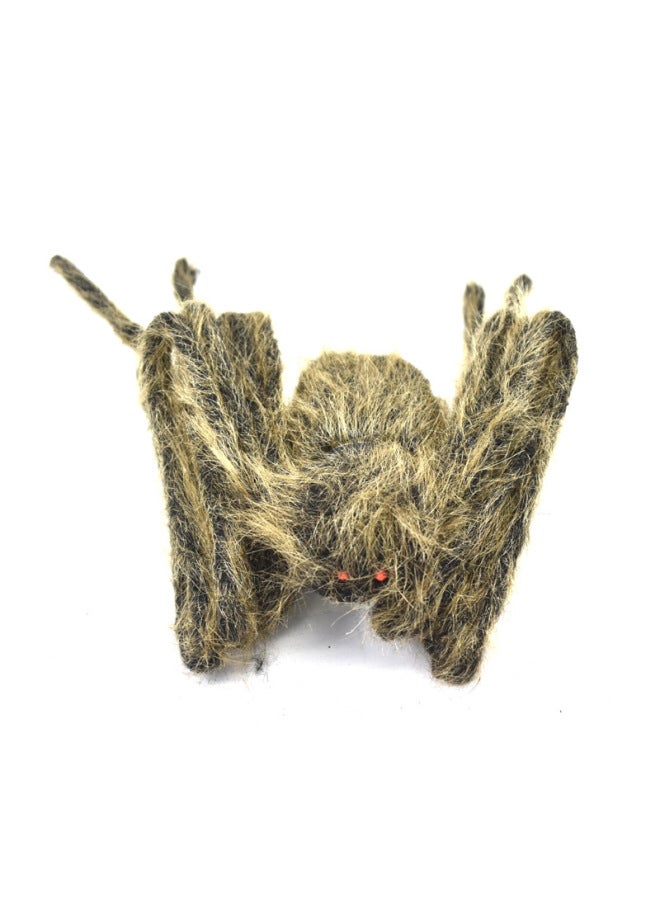 Loquat Hot Sale  King Golden Spider Holiday Bar Haunted House Layout Trick Novelty Scary Toys-Color:128cm Golden Spider - Image 3