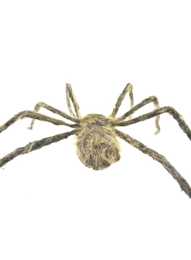 Loquat Hot Sale  King Golden Spider Holiday Bar Haunted House Layout Trick Novelty Scary Toys-Color:128cm Golden Spider - Image 2