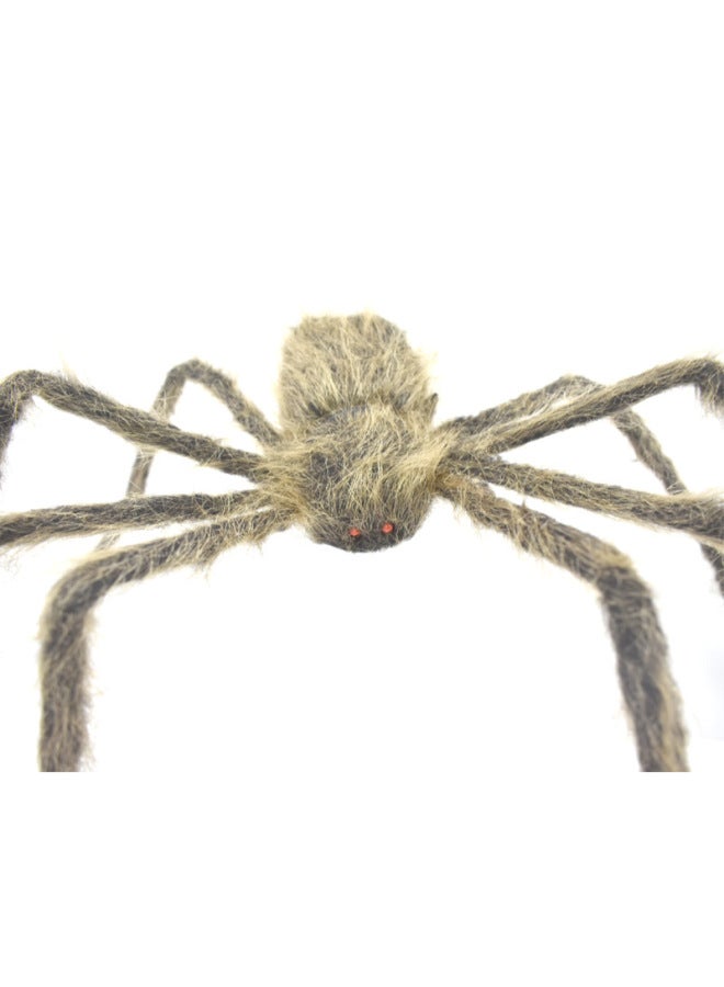 Loquat Hot Sale  King Golden Spider Holiday Bar Haunted House Layout Trick Novelty Scary Toys-Color:128cm Golden Spider - Image 4