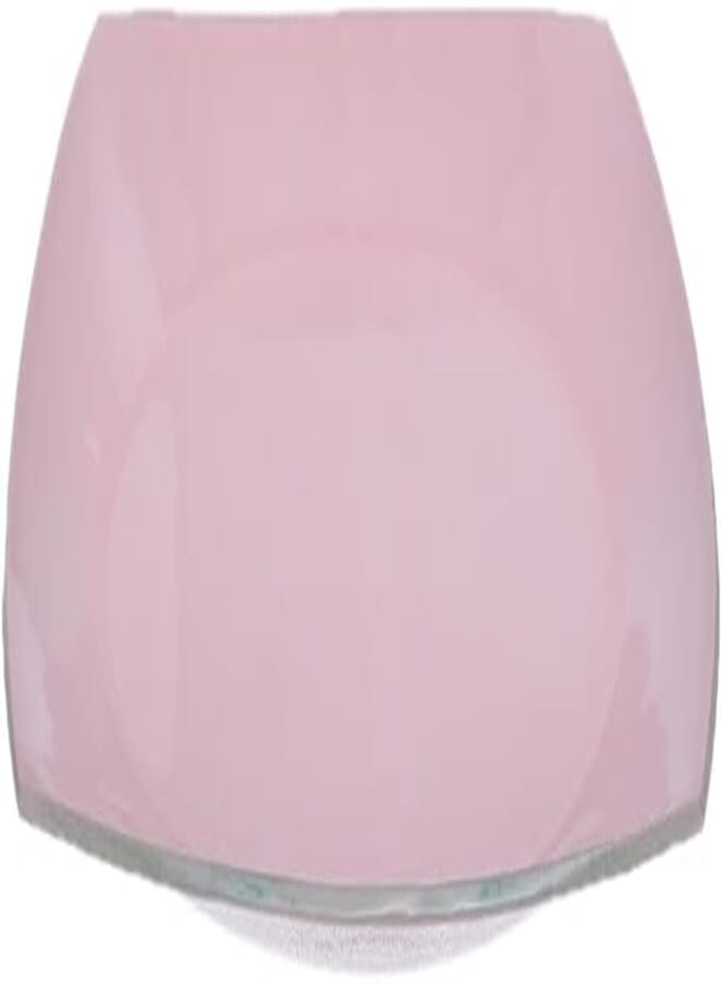 Rosa High Quality Glass Plate, 28 * 28cm - Quadrado Rose