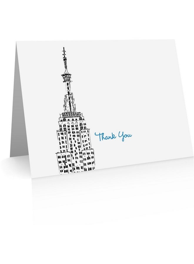 ليتل نوتس باي كومب تايم بطاقات شكر لمدينة نيويورك (24 بطاقة ومغلفًا) بطاقات تهنئة لمدينة نيويورك