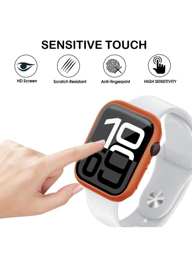 Bougraite 24 Pack Case for Apple Watch Series 10 46mm with Tempered Glass Screen Protector, Shockproof Hard PC Scratch Resistant Bumper Protective Cover Compatible with iWatch S10 46mm - Image 3