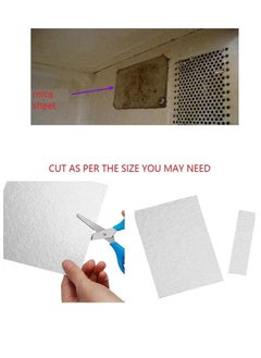 Rubik Large Microwave Waveguide Cover Plates Universal MICA Sheet for Microwave Oven Filter, Cut to Size (13x13cm) Pack of 2pcs  - Image 2