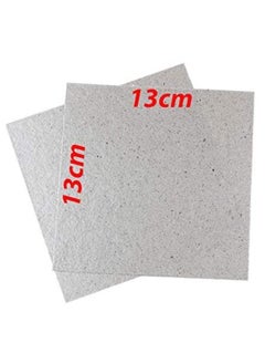 Rubik Large Microwave Waveguide Cover Plates Universal MICA Sheet for Microwave Oven Filter, Cut to Size (13x13cm) Pack of 2pcs  - Image 1
