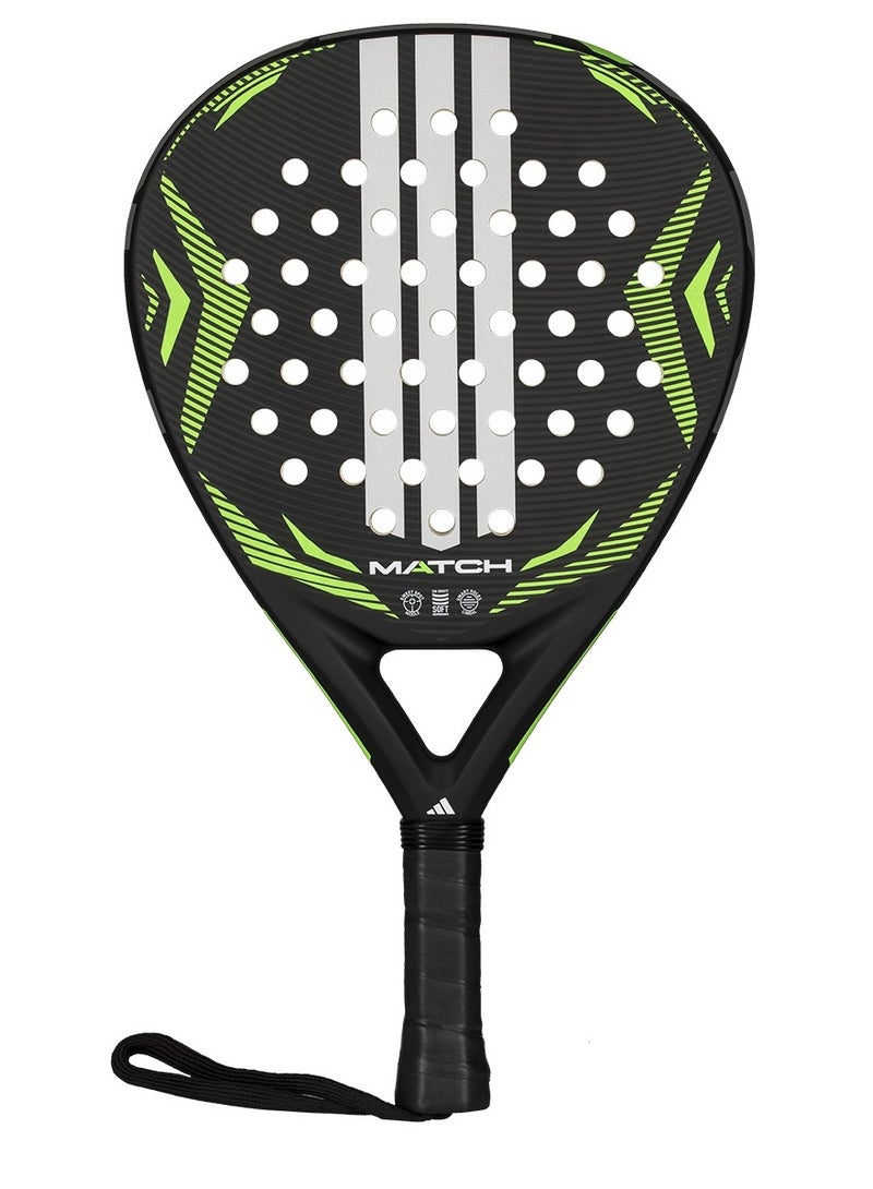 اديداس مضرب بادل أديداس ماتش أسود أخضر 3.5 2026 - Image 1