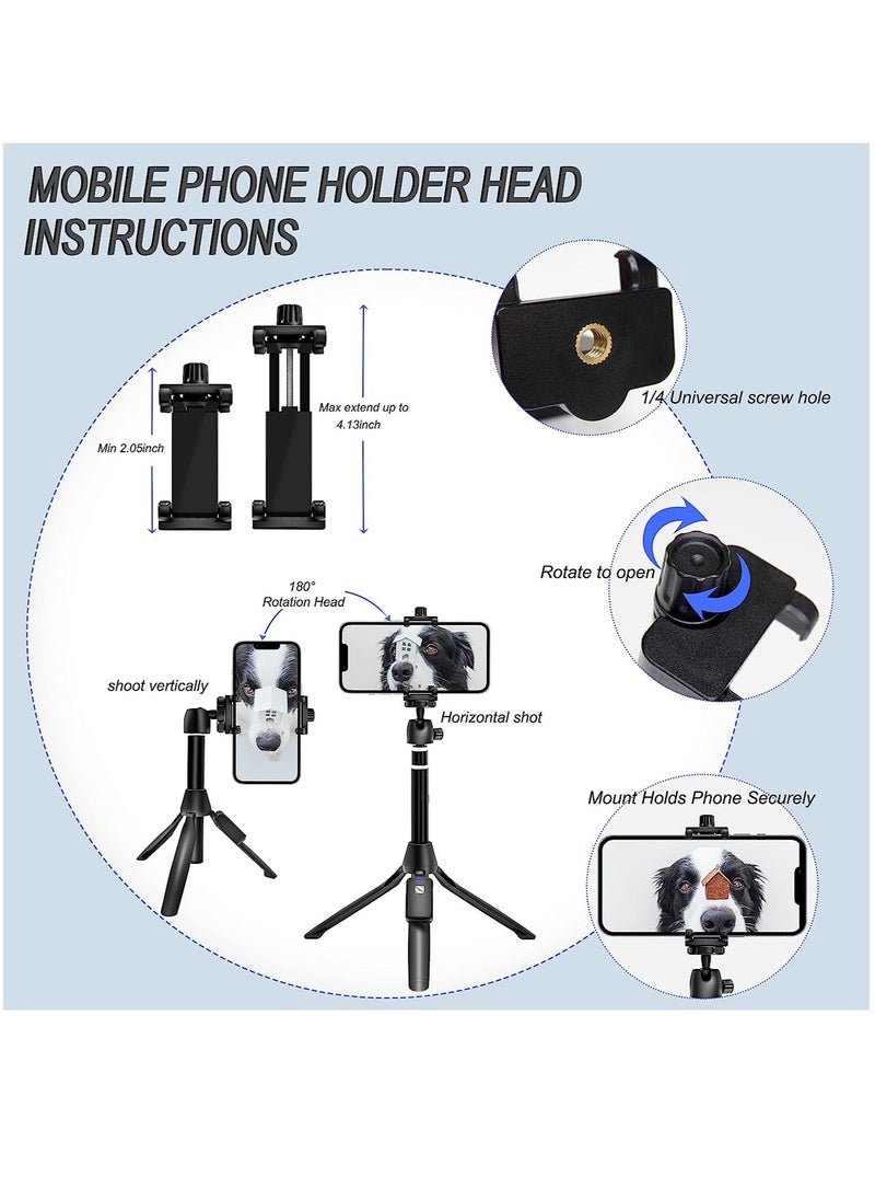ELTRAZONE - Selfie Stick, 40 inch Extendable Selfie Stick Tripod,Phone Tripod with Wireless Remote Shutter Compatible with iPhone 12 11 pro Xs Max Xr X 8Plus 7 - Image 1