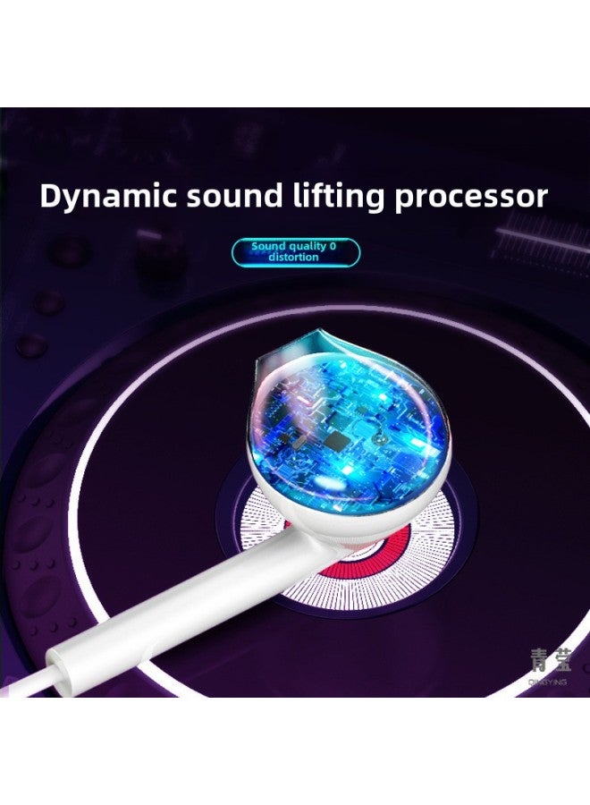 Computer Headset In-Ear With Mac Wired Notebook 2-in -1 2 M 3 M Plus Cable Sound Card Game Universal-Colour:Single Plug Round Hole  - Cord Length 3m Black  - Image 3