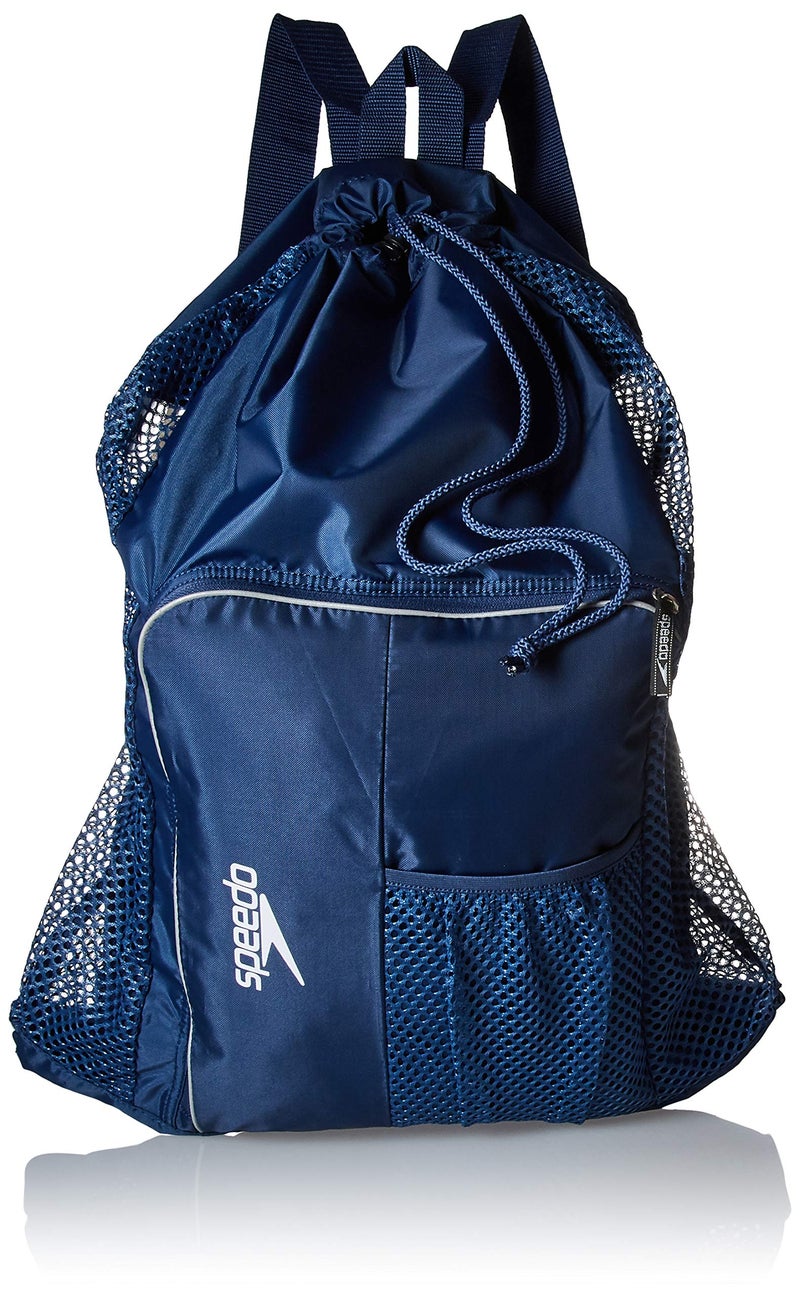 Speedo Unisex-Adult Deluxe Ventilator Mesh Equipment Bag , Insignia Blue - Image 1