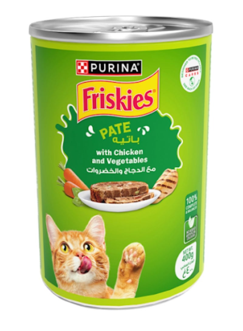 Friskies Purina Friskies Chicken Pate Cat Food, 400g 