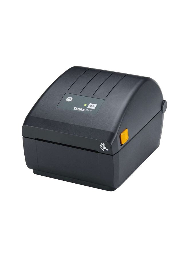 زيبرا طابعة باركود زيبرا موديل (ZD22042-T0EG00EZ) بنظام الطباعة الحرارية بالتحويل ، بدقة 203 نقطة لكل إنش. تأتي مع كابلات كهرباء للاتحاد الأوروبي والمملكة المتحدة، ووصلة. - Image 1