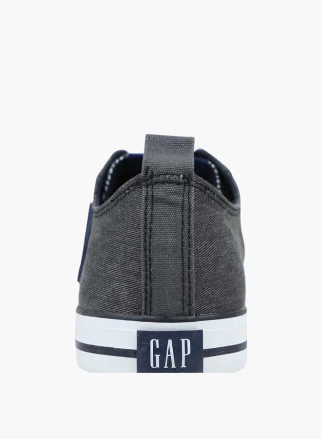 GAP Men's Logo Detail Lace-Up Sneakers with Pull Tabs - HOUSTON II