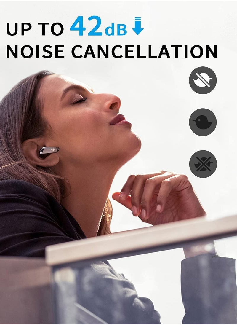 Generic Neobuds Pro Hi Res Earbuds Hybrid Noise Cancelling Earphones Wireless Sports Earphones With Ldac With Long Battery Life For Calls And Music White  - Image 5