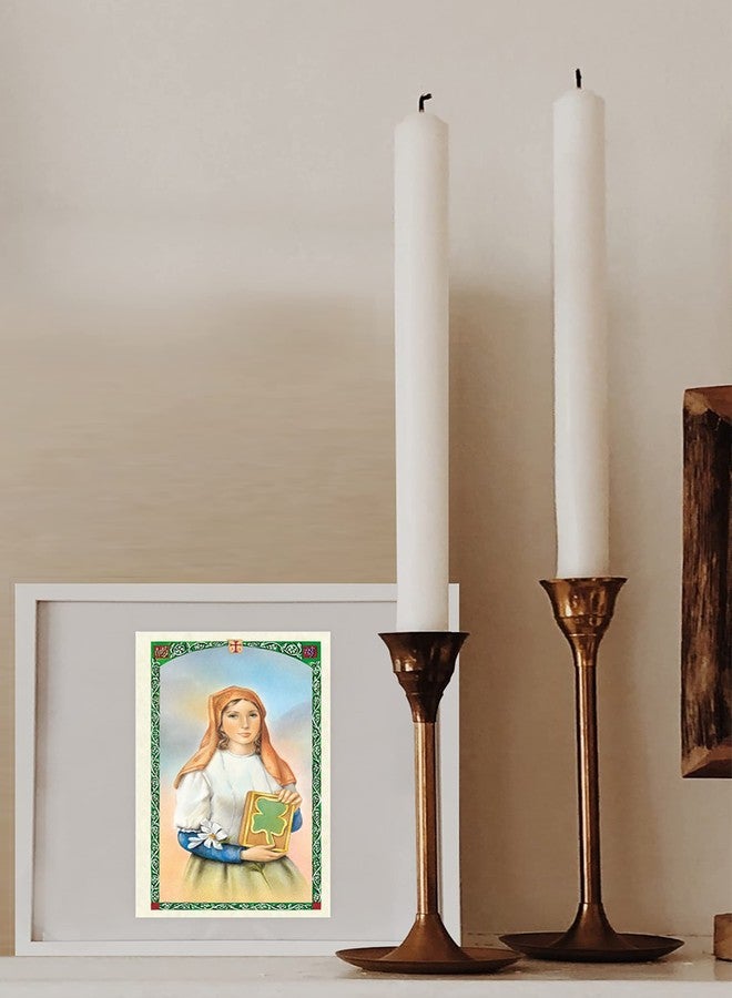 Trendzeen St Dymphna Prayer Card - with Book Mark, One Day at A Time Pocket Token Coin, The Lord's Prayer | Catholic Patron Saint of Anxiety, Emotional Disorders, Stress, Mental Problems | 4 Items in Set - Image 3
