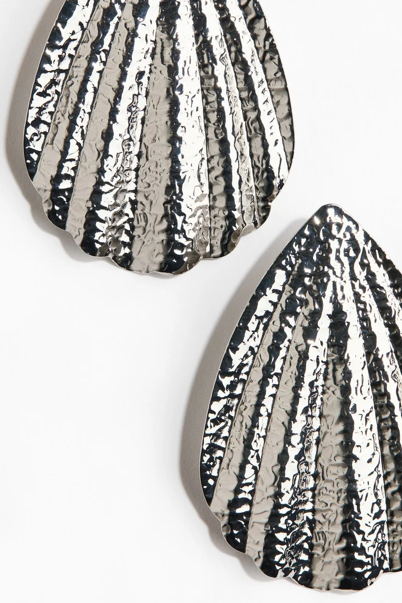 H&M  Seashell-shaped earrings for Women | Best Price UAE