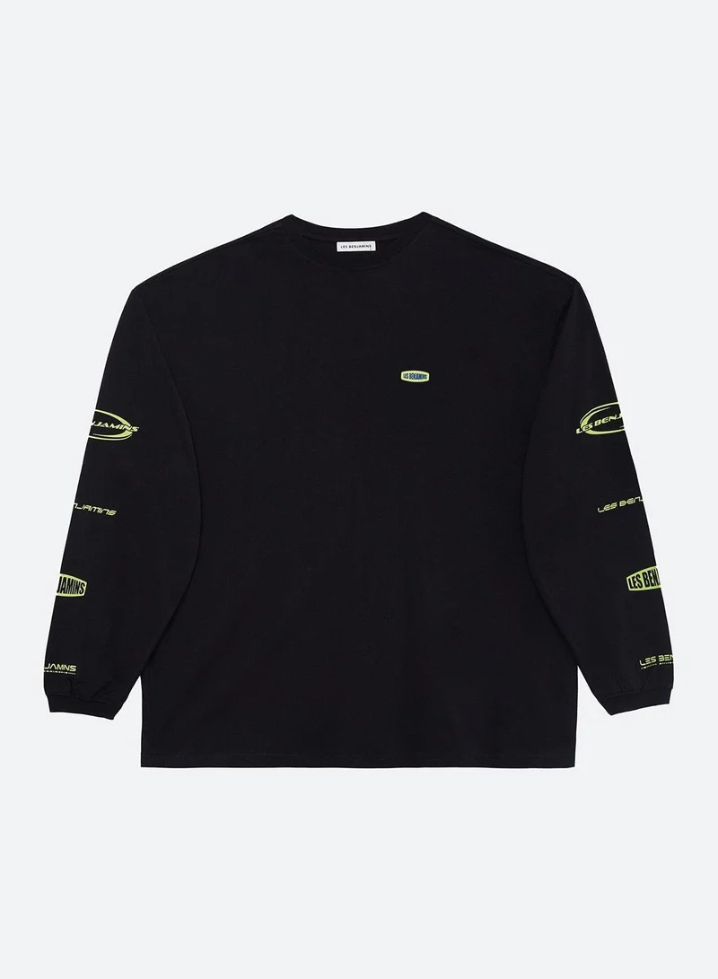 LES BENJAMINS OVERSIZED LONG SLEEVE TEE 003