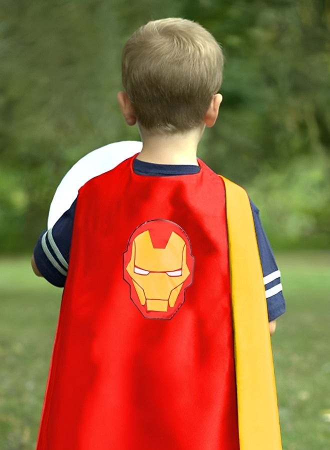 GROIC Superhero Launcher Toy Set, Ironrman Costume Set，Superhero Costume Set, Superhero Cape and LED Mask,  Launcher Toy Gift for Kids - Image 5