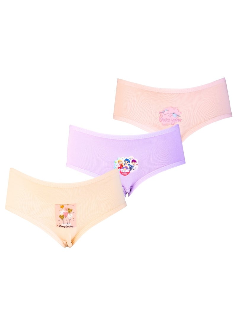 Underwear set of 3 Panties for Girls