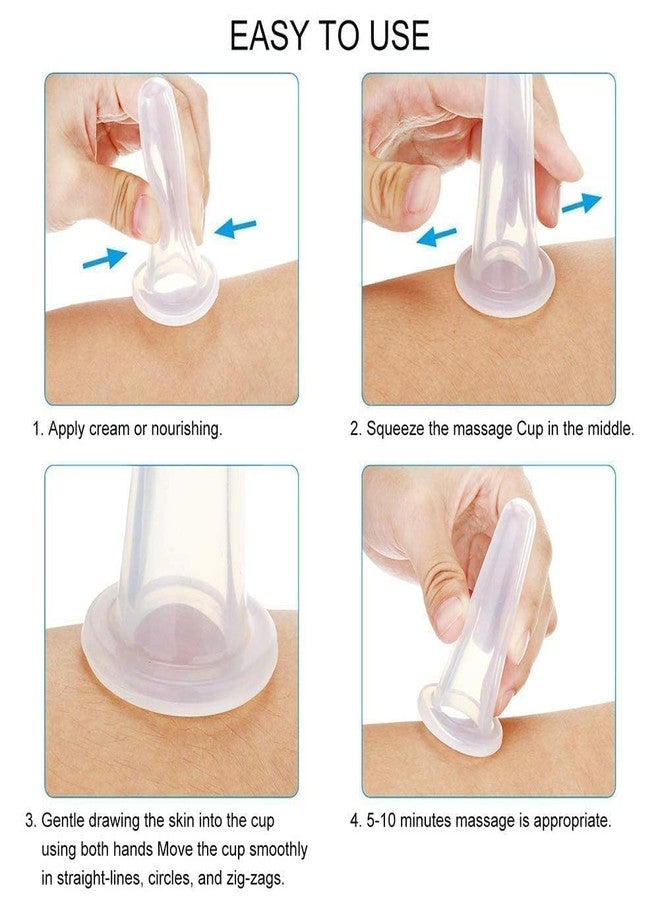 Vinban Facial Cupping Set of 2 Silicone Suction Massage Cup for facial cupping - Image 4