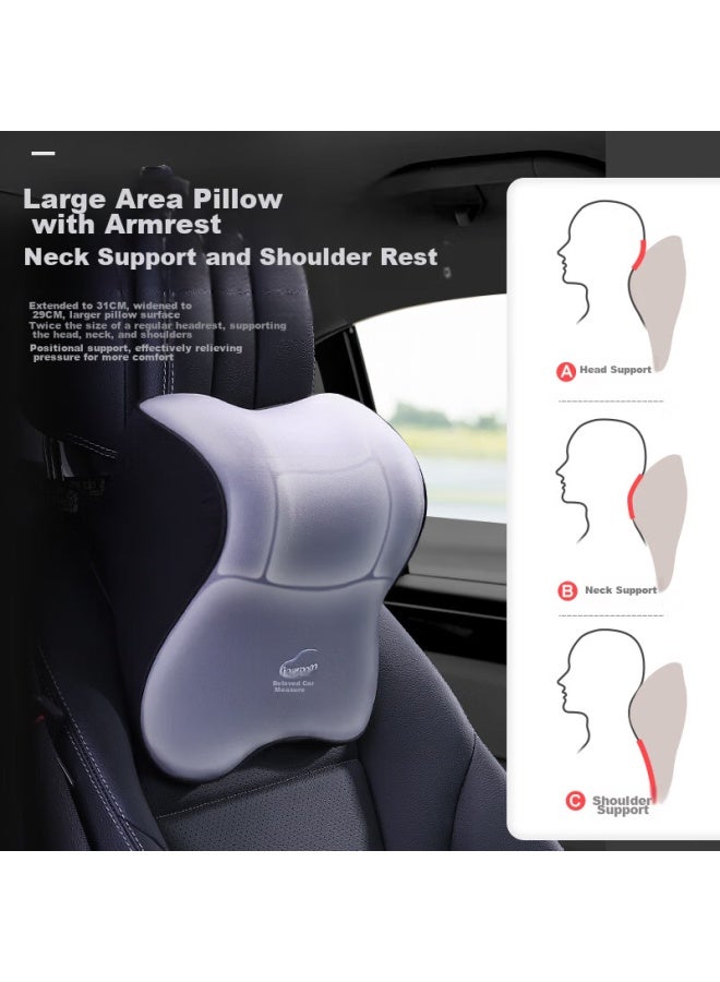 ICAROOM Aichewu Natural Latex Car Headrest, Vehicle Headrest For Car Use - Image 5