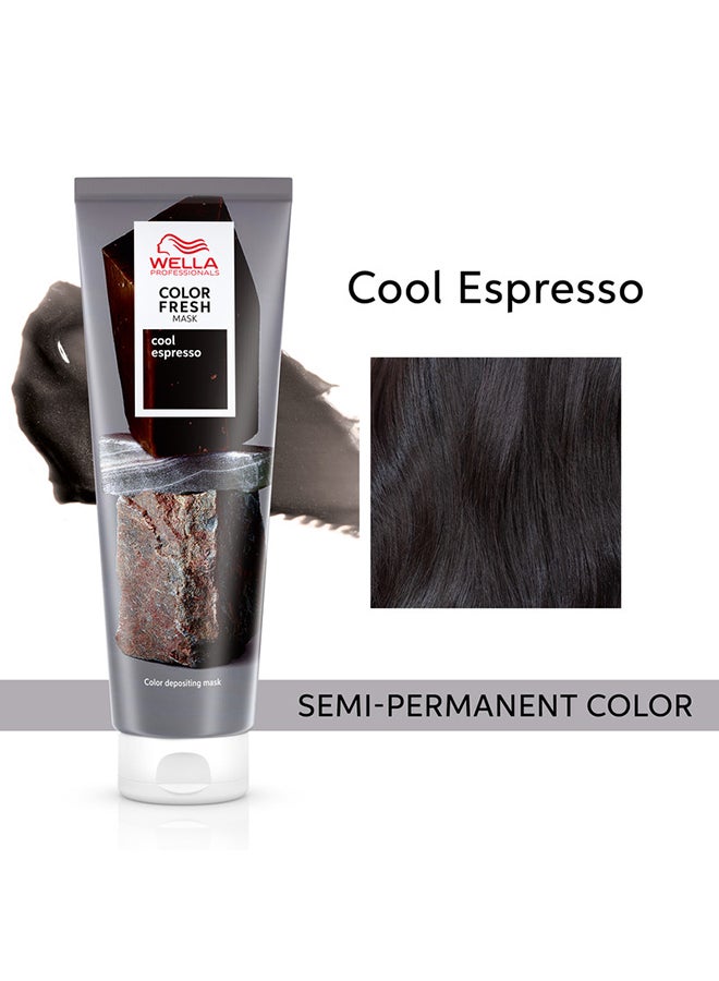 Wella Professionals Color Fresh Mask Shade Espresso Hair Color 150Ml - Image 2