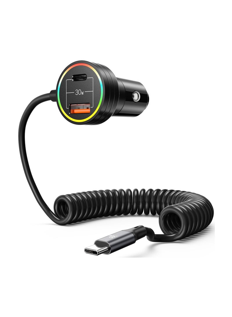 Y&D USB C Car Charger, Super Fast Charger PD & QC 3.0 Multi-Device for iPhone 15 Series/Samsung Galaxy S23-S21/iPhone 14-8/Google Pixel/LG/Android/iPad/MacBook - Image 1