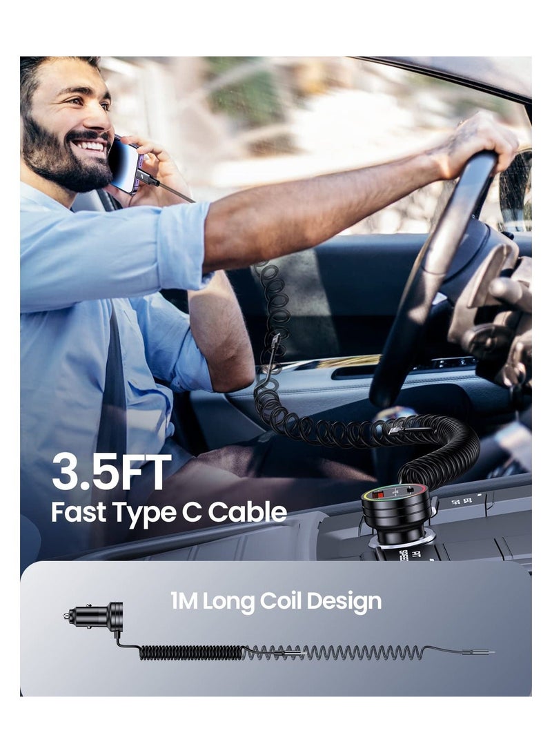 Y&D USB C Car Charger, Super Fast Charger PD & QC 3.0 Multi-Device for iPhone 15 Series/Samsung Galaxy S23-S21/iPhone 14-8/Google Pixel/LG/Android/iPad/MacBook - Image 4