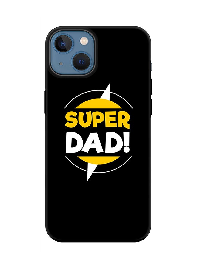 Stylizedd Tough Pro Series Case for Apple iPhone 14 Plus Case Dual Layer hybrid PC & TPU Customized Mobile Cover Shield with inner TPU protection Matte Finish - Super Dad 