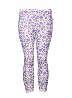 White Floral ( Purple )