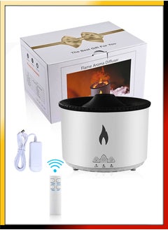 Volcano Flame Aroma Air Humidifier with Remote Control Jellyfish Mist Electric Aromatherapy Essential Oil Diffuser For Bedroom Baby Room Home Office Yoga Spa With 2 Mist Modes And Dual Lightning Color - pzsku/Z1F64DE73189C9678DCBCZ/45/_/1698672934/b1d908f8-eedc-4ee4-87cc-787fbadf6aea