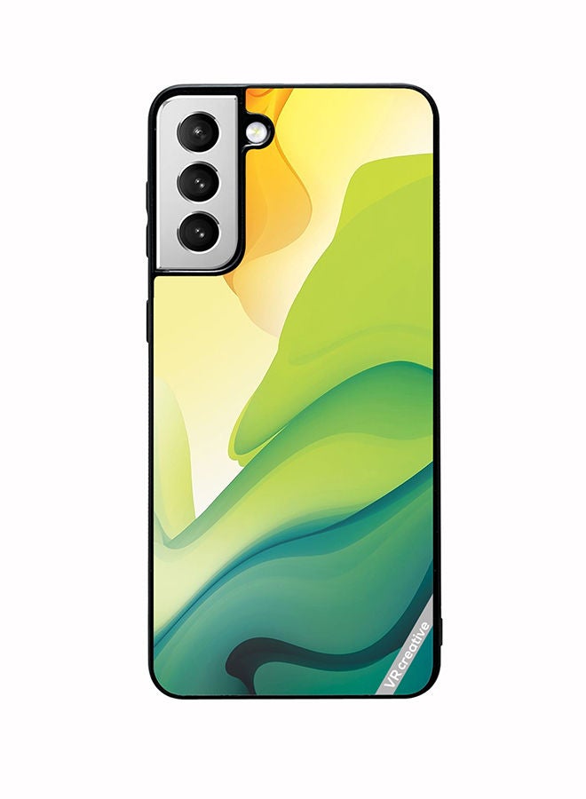 VR CREATIVE Protective Case Cover For Samsung Galaxy S22 5G Abstract Design Multicolour - Image 1