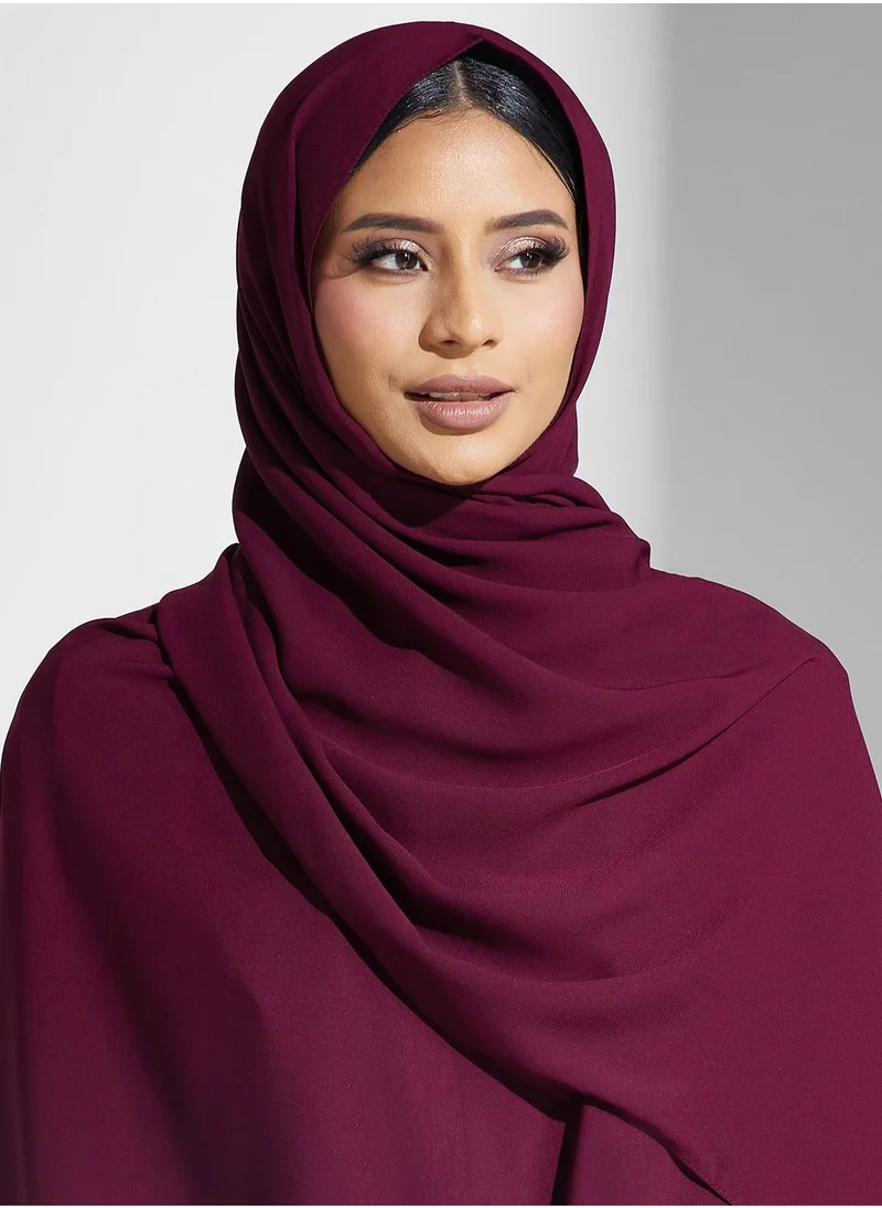 Meem by Mariyah Embellished Tiered Abaya