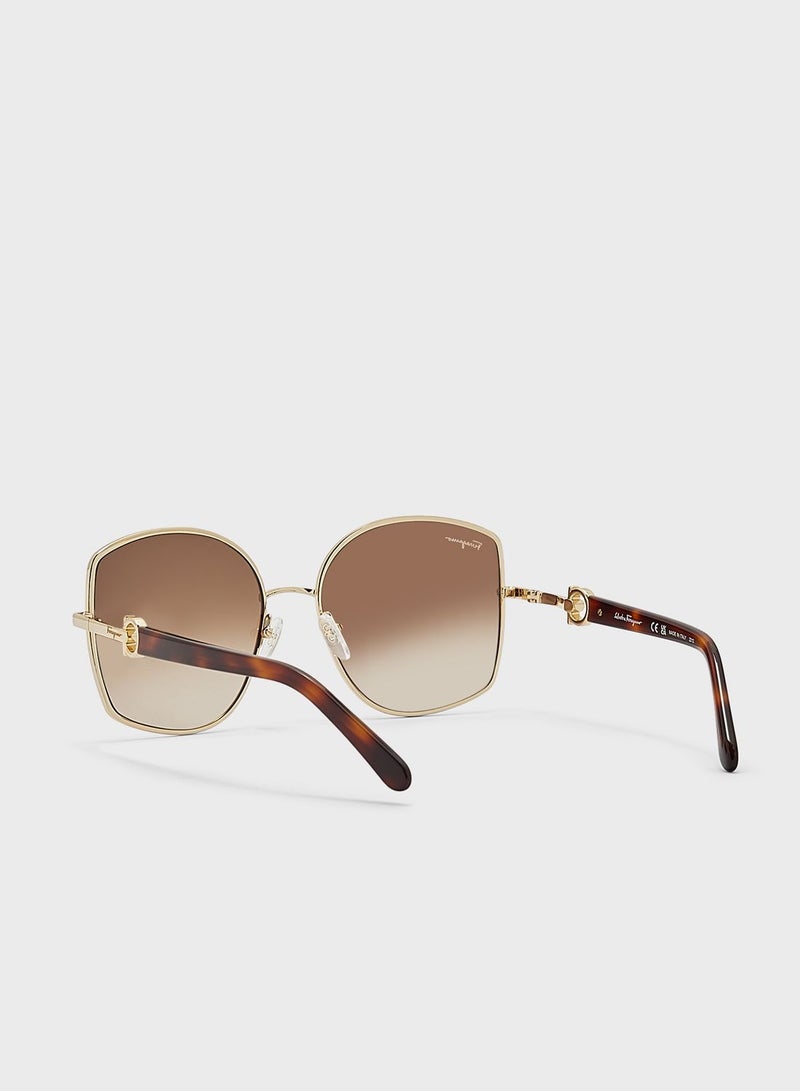 FERRAGAMO Oval Shape Sunglasses - Image 2