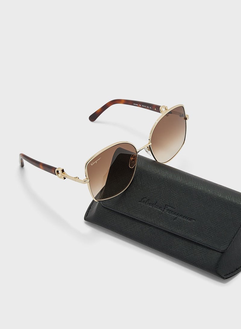 FERRAGAMO Oval Shape Sunglasses - Image 4