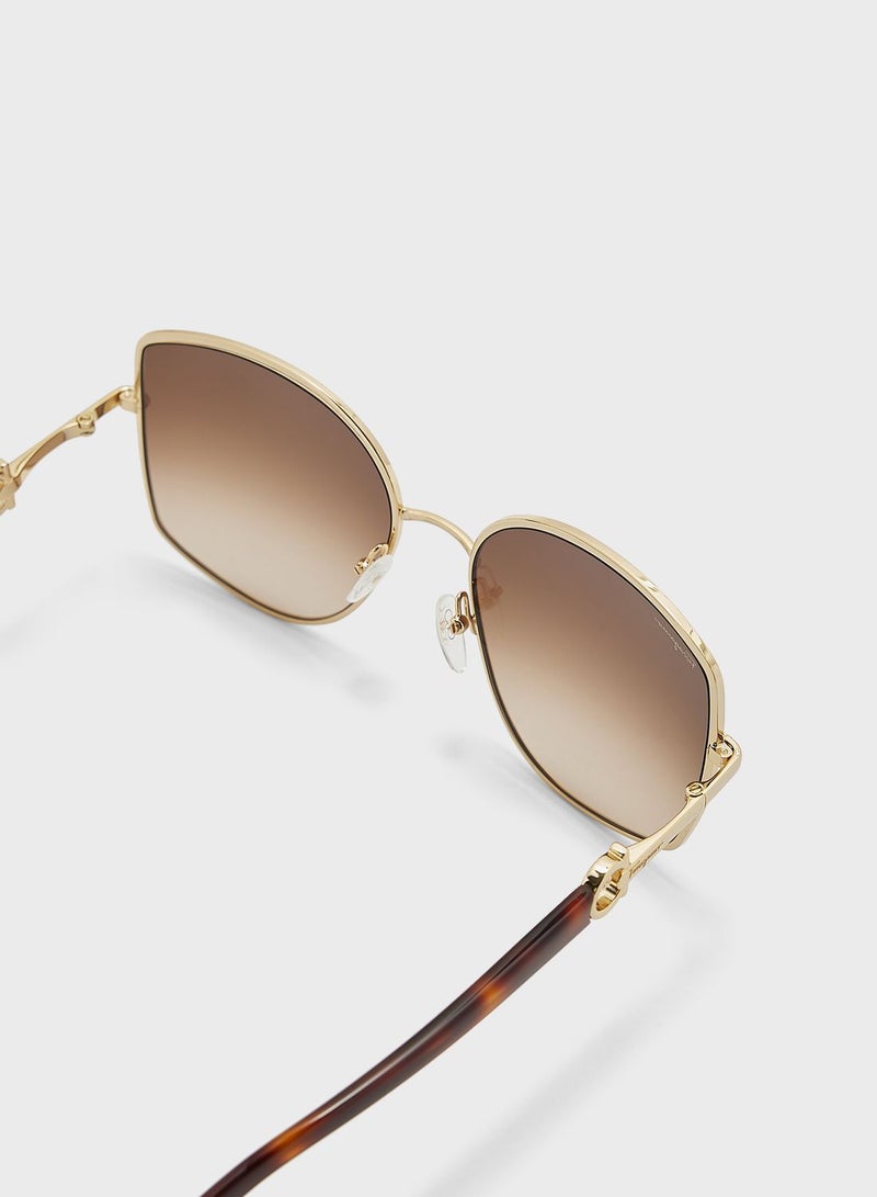 FERRAGAMO Oval Shape Sunglasses - Image 3