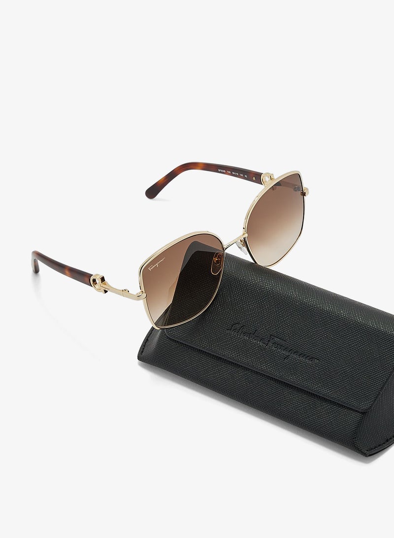 FERRAGAMO Oval Shape Sunglasses - Image 4