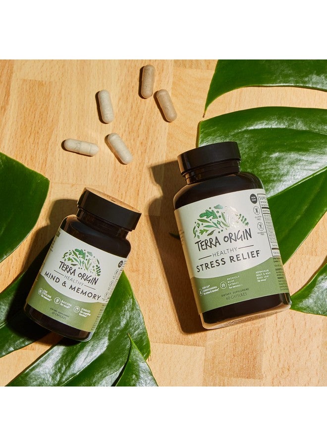 TERRA ORIGIN Healthy Mind & Memory | Cognitive Support | Nootropic Formula: CDP Choline, Bacopa, L-Tyrosine, Huperzine A, Ginko, B12 | 30 Veggie Capsules | - Image 5