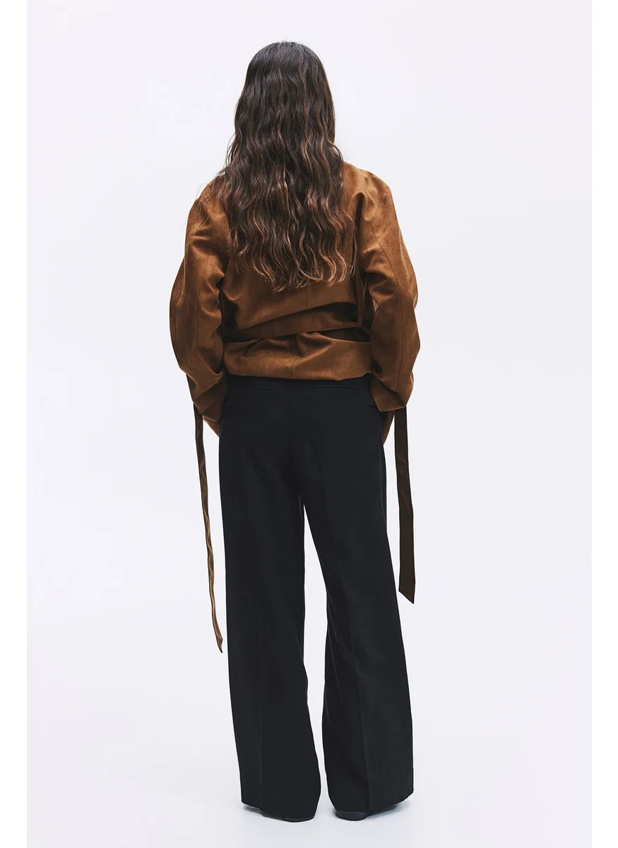 اتش اند ام Wide Belted Trousers