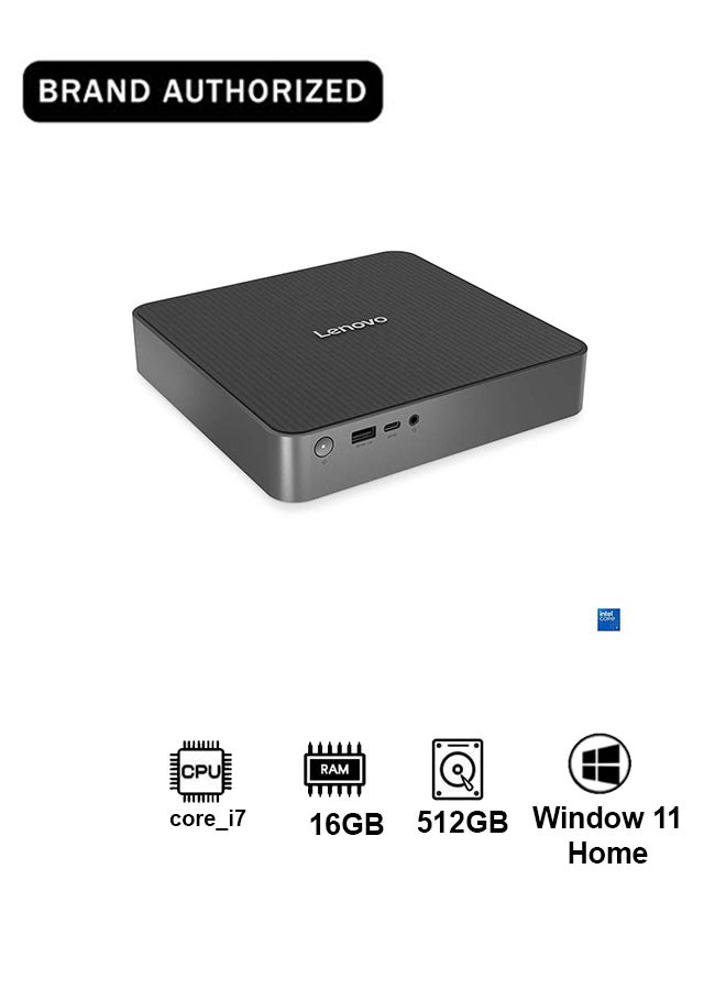 لينوفو حاسوب سطح المكتب IdeaCentre M01IRH10R | معالج Intel Core 7 240H | 16GB RAM | 512GB SSD | Windows 11 | رقم الجزء: 91B2001EEV - Image 1
