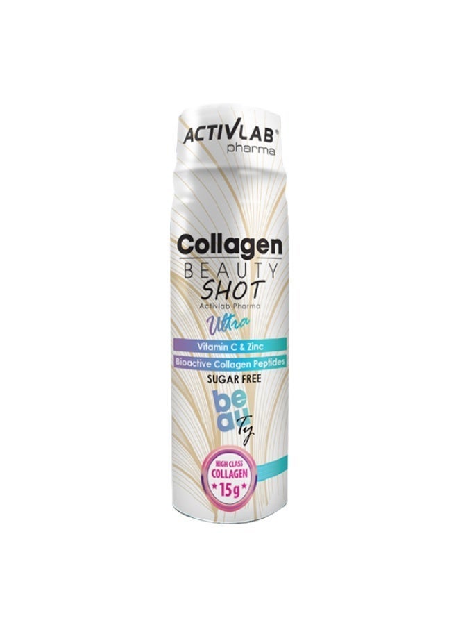 Activlab Pharma Collagen Beauty Shot Ultra 15g, 12x80ml, Vitamin C+Zinc, Sugar Free - Image 2