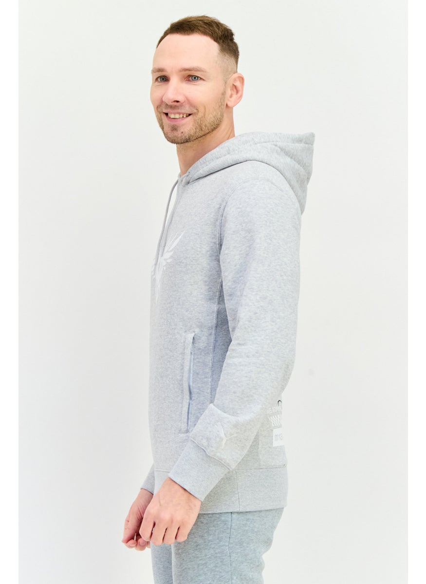 PUMA Men Sportswear Fit Long Sleeves Outdoor Sweatshirt, Light Grey  - Image 2