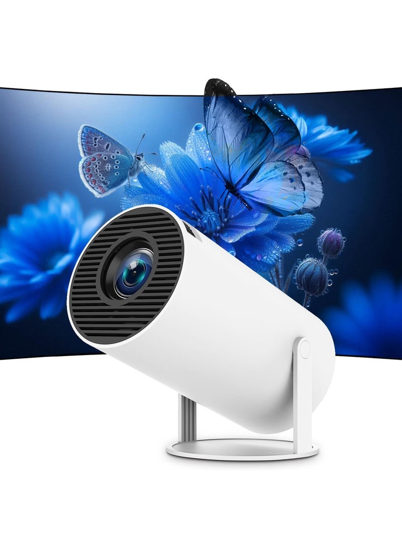 جهاز عرض صغير ، جهاز عرض ذكي محمول مع دوران 180 درجة، كيستون تلقائي، يدعم 1080P، متوافق مع HDMI/USB - Image 1