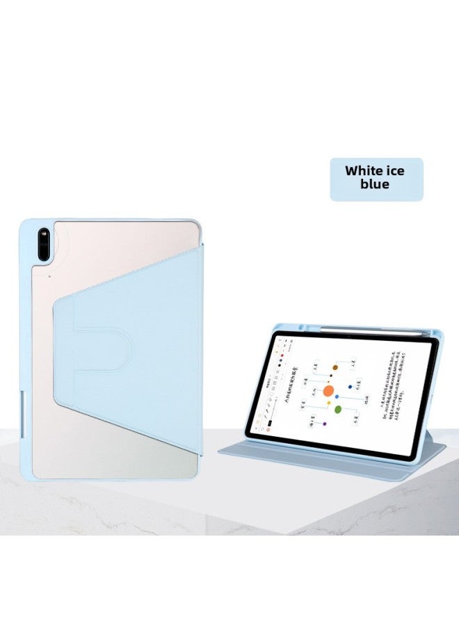 For Huawei Matepad2023 Tablet Protective Case Pro1121 Rotatable Book Style 12.6seair11.5 Suitable-Color:White Ice Blue 】-Applicable Model:Matepad 11( 21/10.9inch ) - Image 1