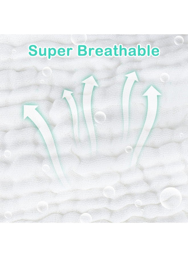 Accmor 10 Pack Baby Washcloths, Soft Face Cloths for Newborn, Natural Cotton Bath Face Towels Baby Wipes Burp Rag Wash Cloths - Image 5