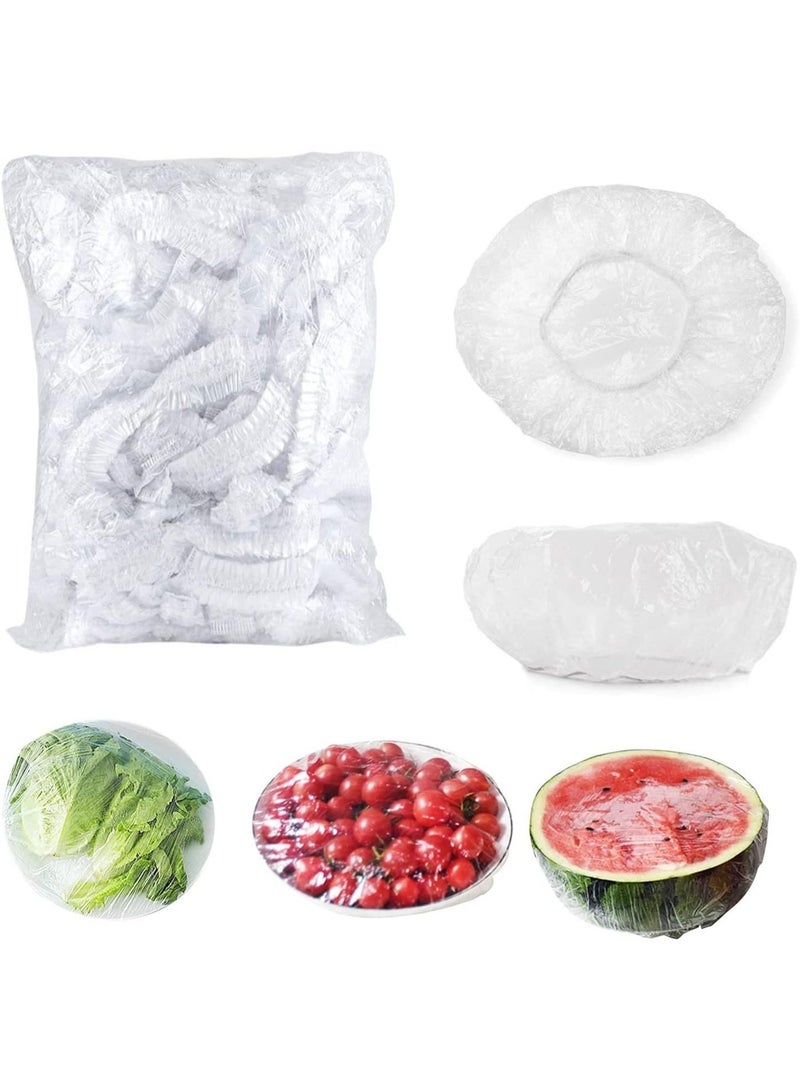 أكياس تخزين طعام من 100 قطعة مع أستك، أغطية علب للحفاظ على الطعام طازجًا. - Image 1